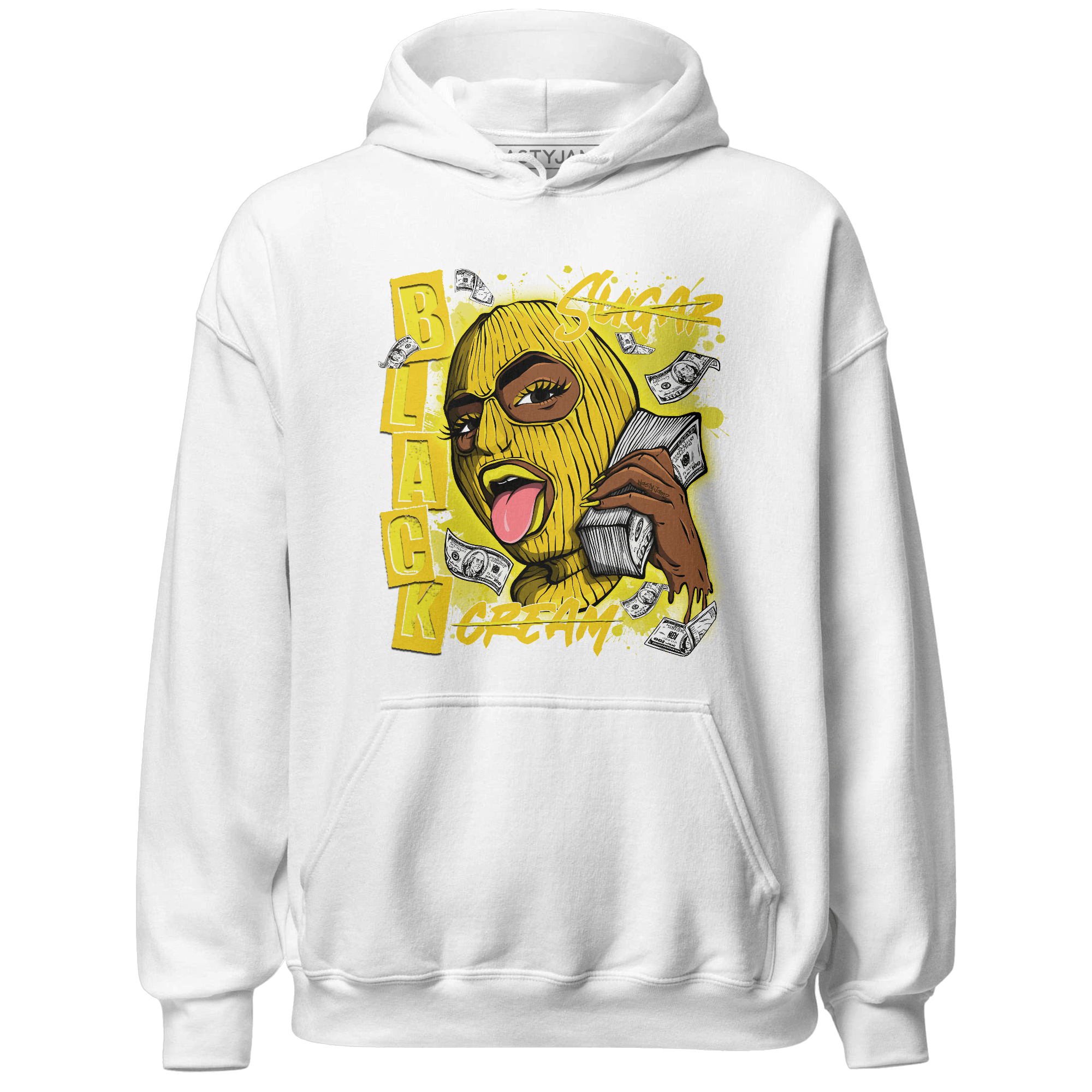 Vivid Sulfur 4s Hoodie Match No Sugar No Cream - NastyJamz