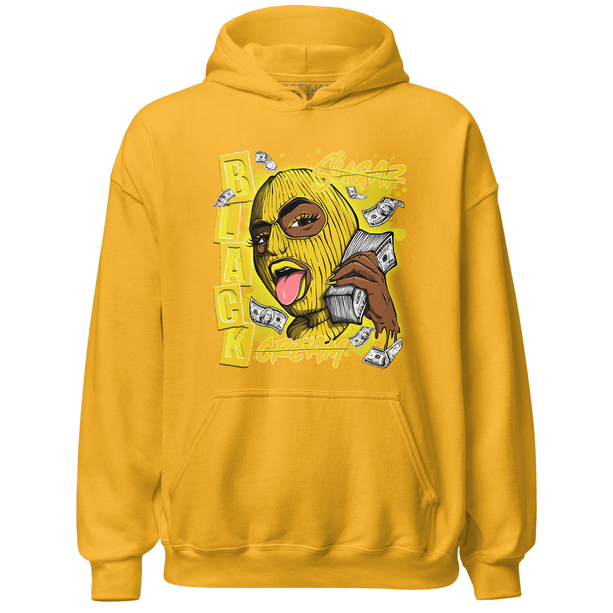 Vivid Sulfur 4s Hoodie Match No Sugar No Cream - NastyJamz