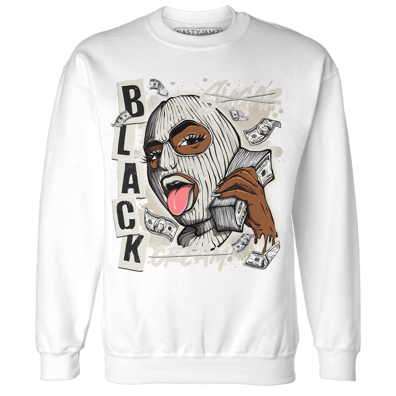 SE Sail 5s Sweatshirt Match No Sugar No Cream - NastyJamz