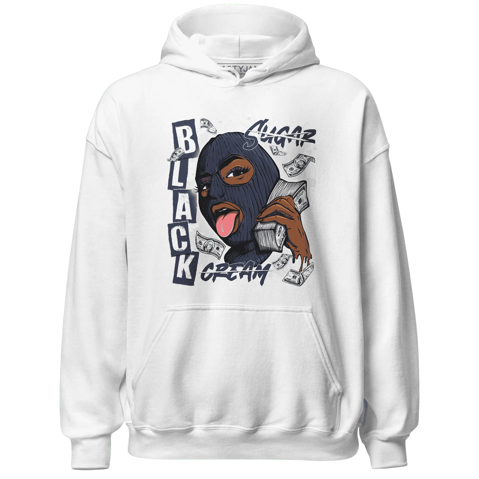 White-Navy-6s-Hoodie-Match-No-Sugar-No-Cream