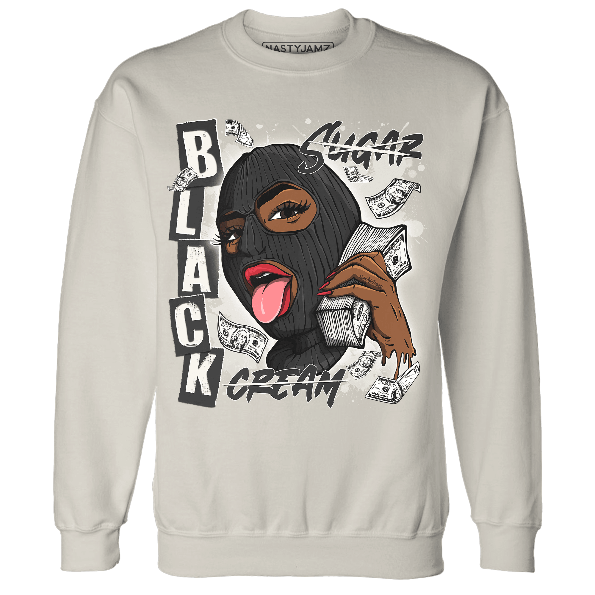 Jumman Jack University Red Sweatshirt Match No Sugar No Cream - NastyJamz