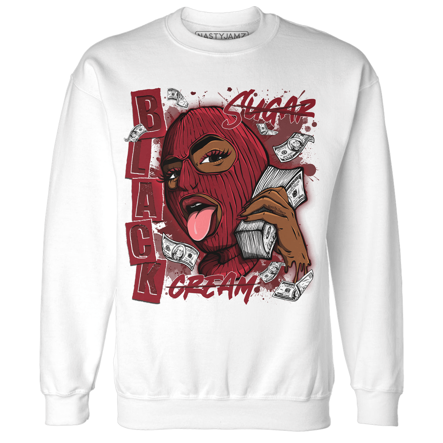 Cherry 12s Sweatshirt Match No Sugar No Cream - NastyJamz