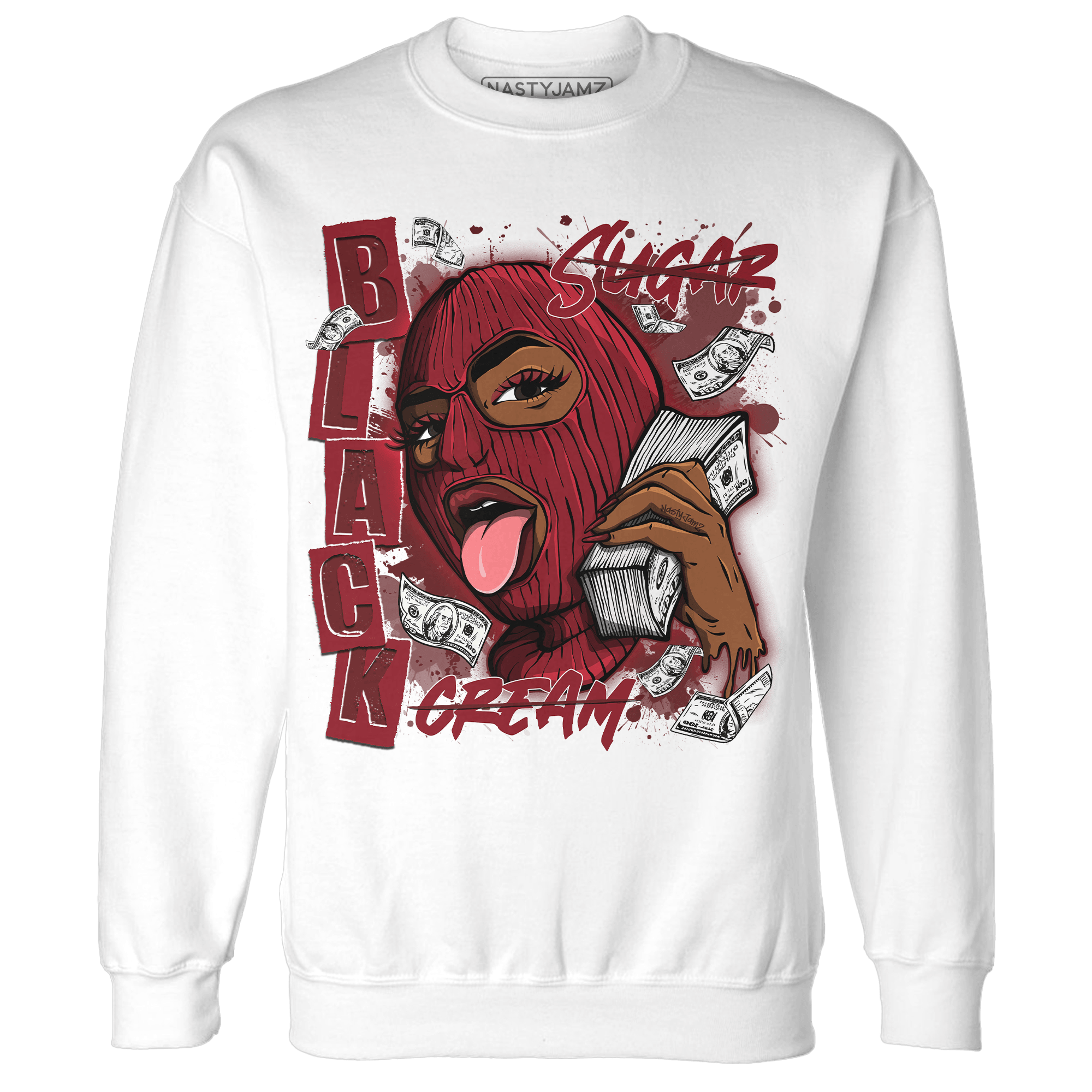 Cherry 12s Sweatshirt Match No Sugar No Cream - NastyJamz