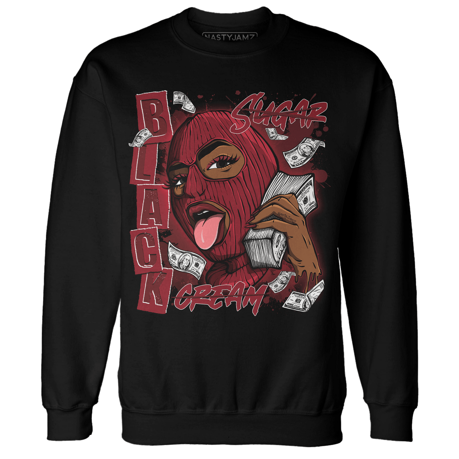 Cherry 12s Sweatshirt Match No Sugar No Cream - NastyJamz