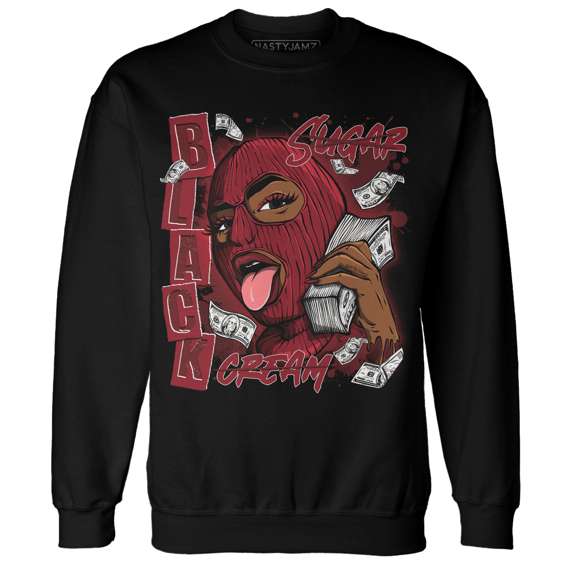 Cherry 12s Sweatshirt Match No Sugar No Cream - NastyJamz