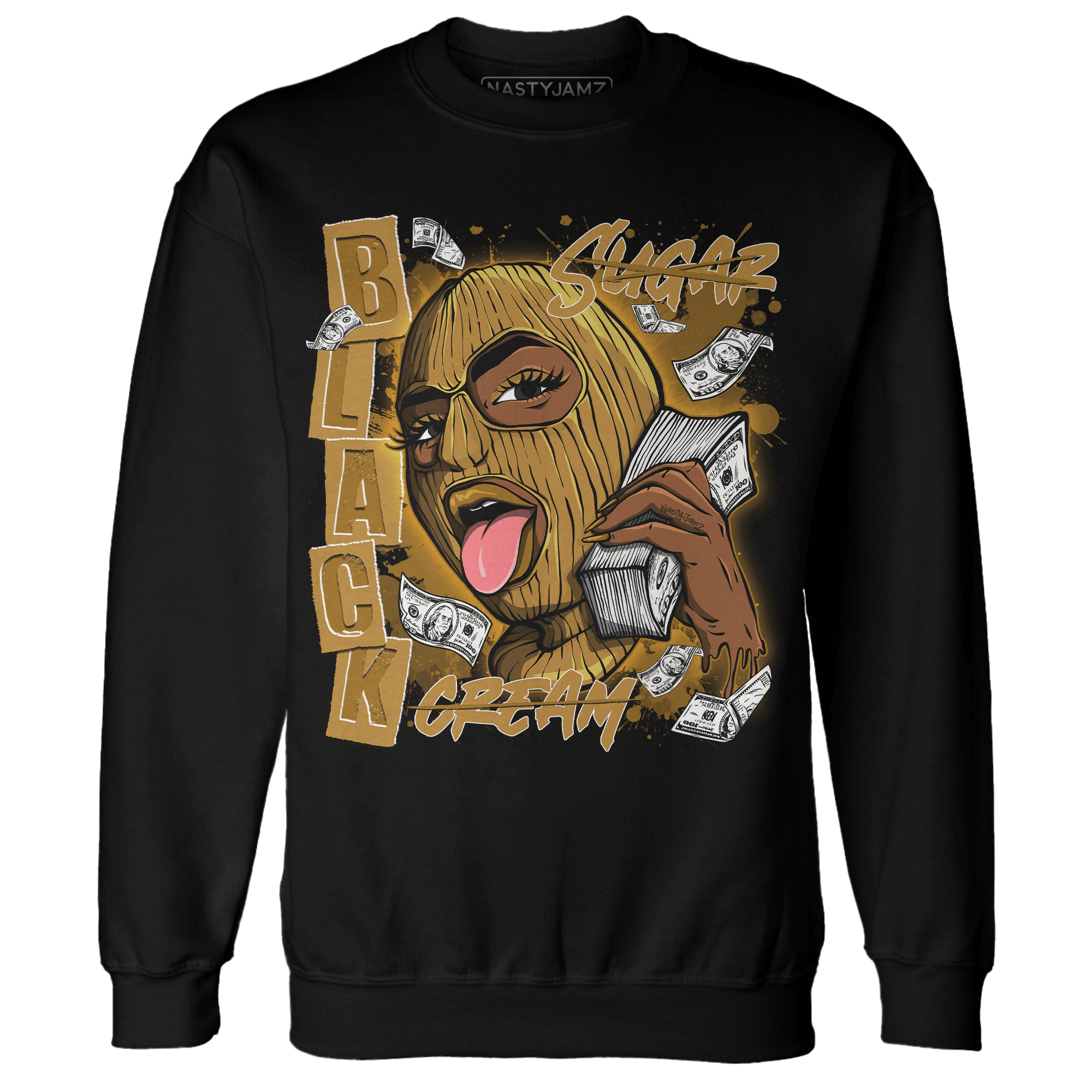 Wheat 13s Sweatshirt Match No Sugar No Cream - NastyJamz