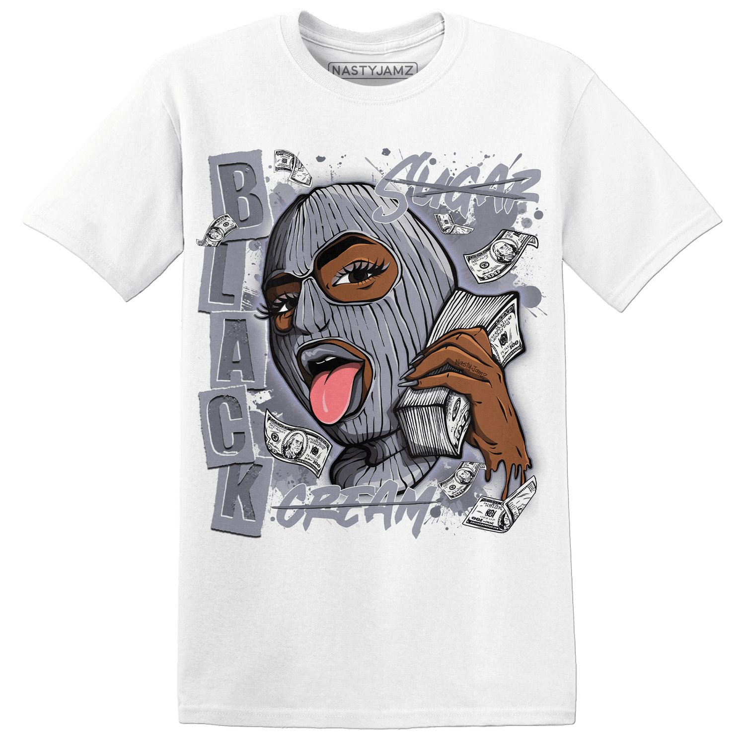 Stealth 14s T Shirt Match No Sugar No Cream - NastyJamz