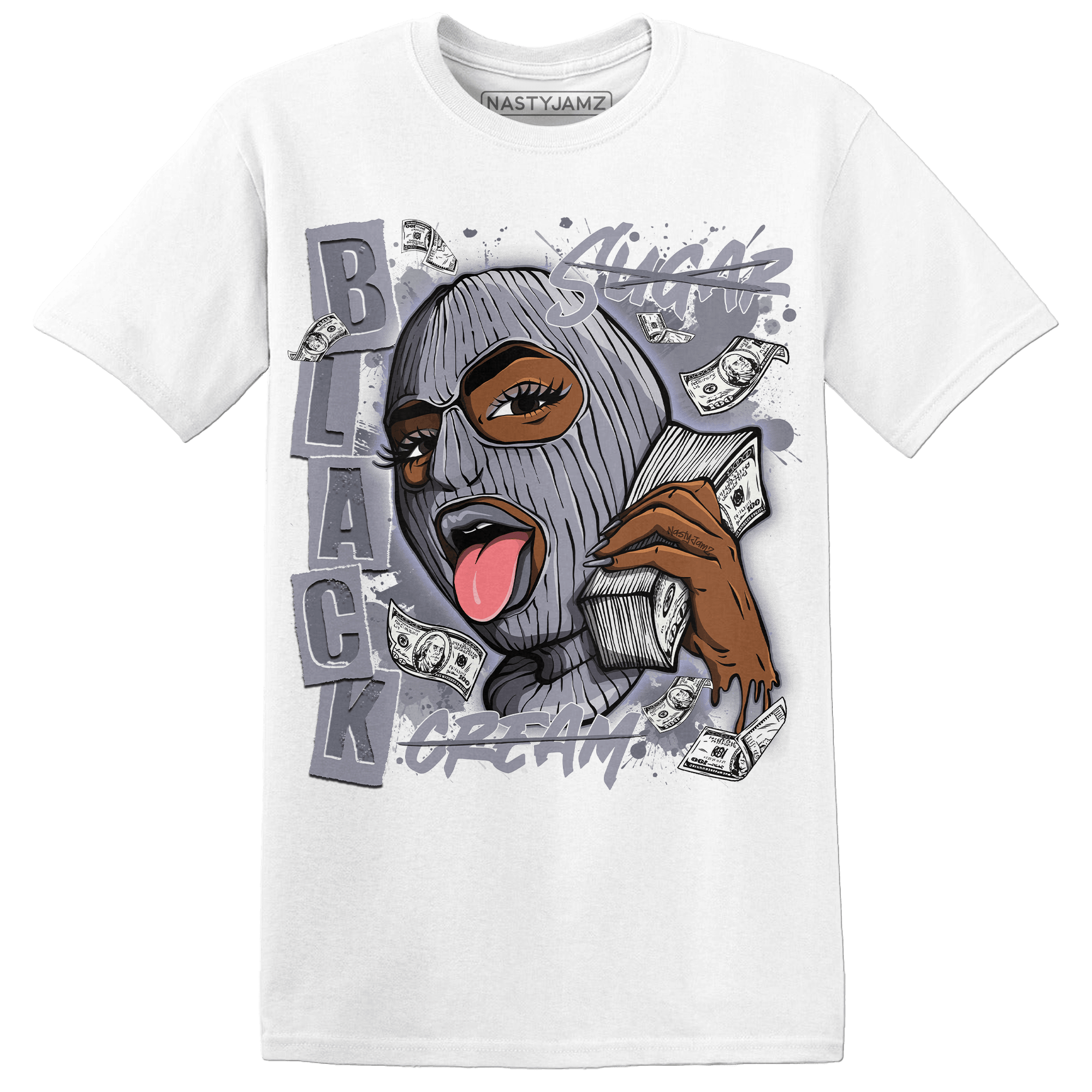 Stealth 14s T Shirt Match No Sugar No Cream - NastyJamz