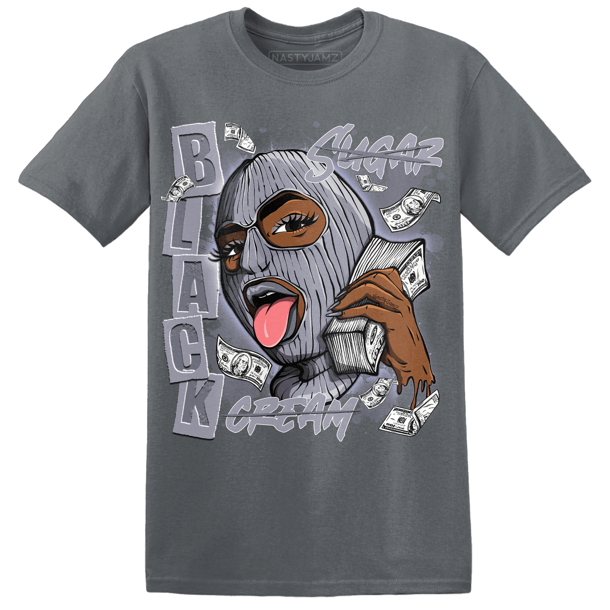 Stealth 14s T Shirt Match No Sugar No Cream - NastyJamz