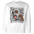 Retro High OG Black White 1s Sweatshirt Match No Sugar No Cream - NastyJamz