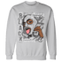Retro High OG Black White 1s Sweatshirt Match No Sugar No Cream - NastyJamz