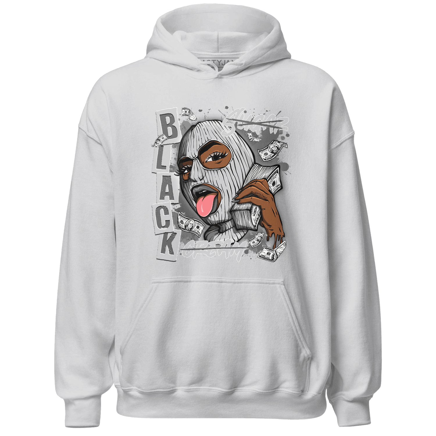 Retro High OG Black White 1s Hoodie Match No Sugar No Cream - NastyJamz