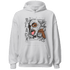 Retro High OG Black White 1s Hoodie Match No Sugar No Cream - NastyJamz