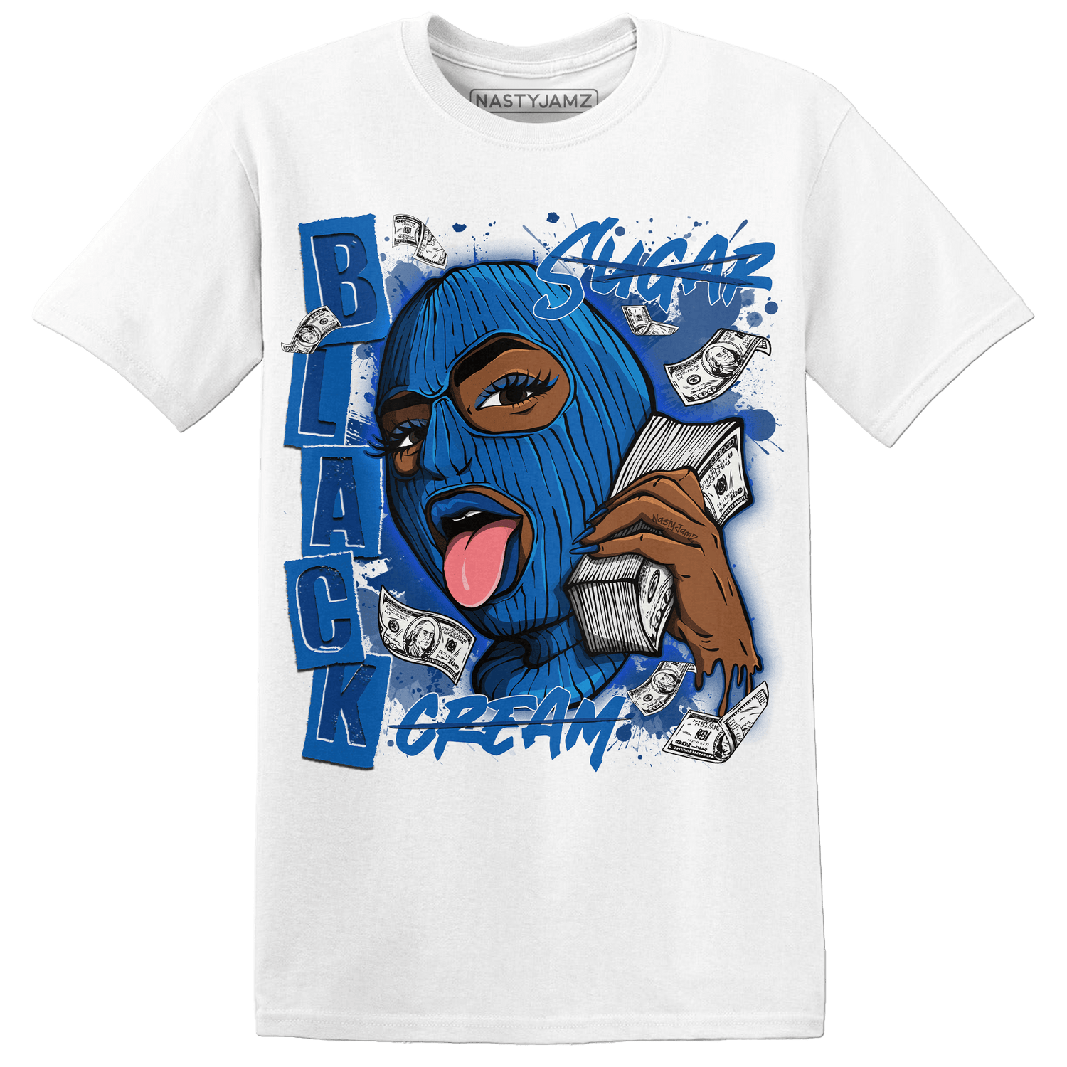 Royal Reimagined 1s T Shirt Match No Sugar No Cream - NastyJamz
