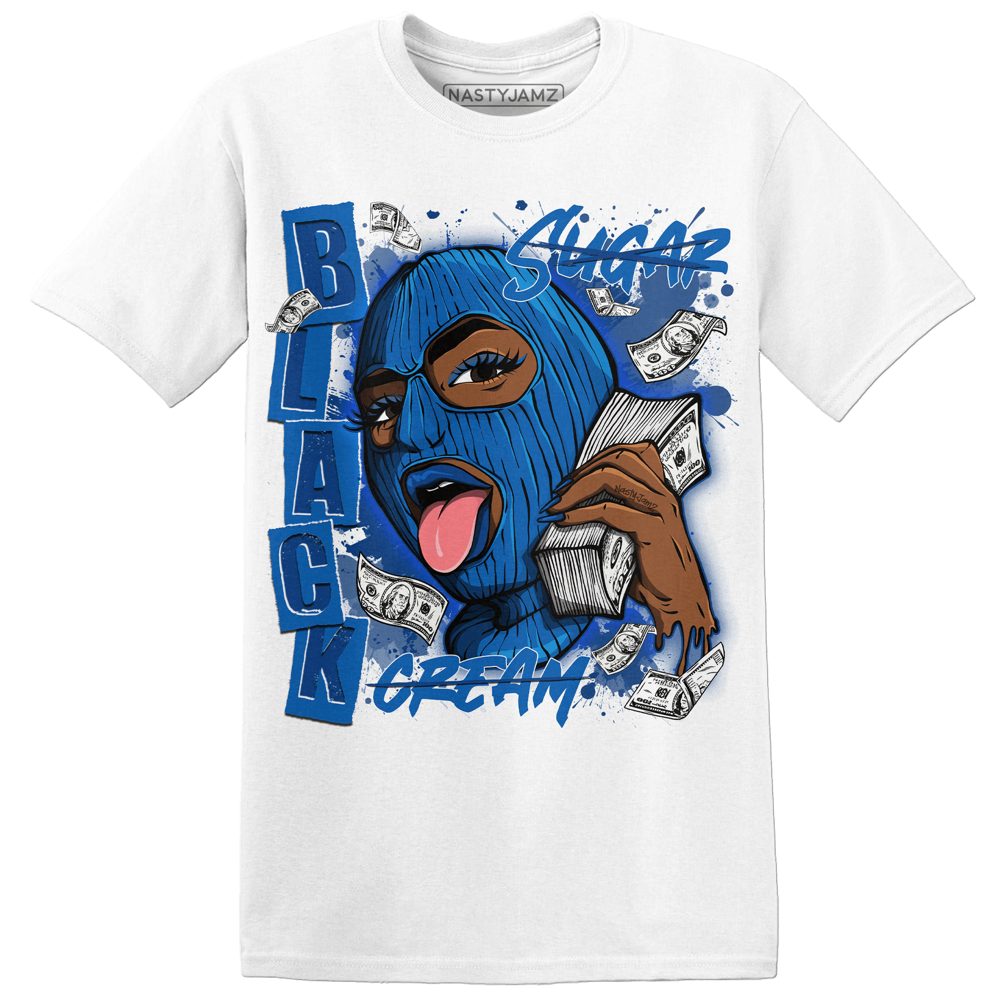 Royal Reimagined 1s T Shirt Match No Sugar No Cream - NastyJamz