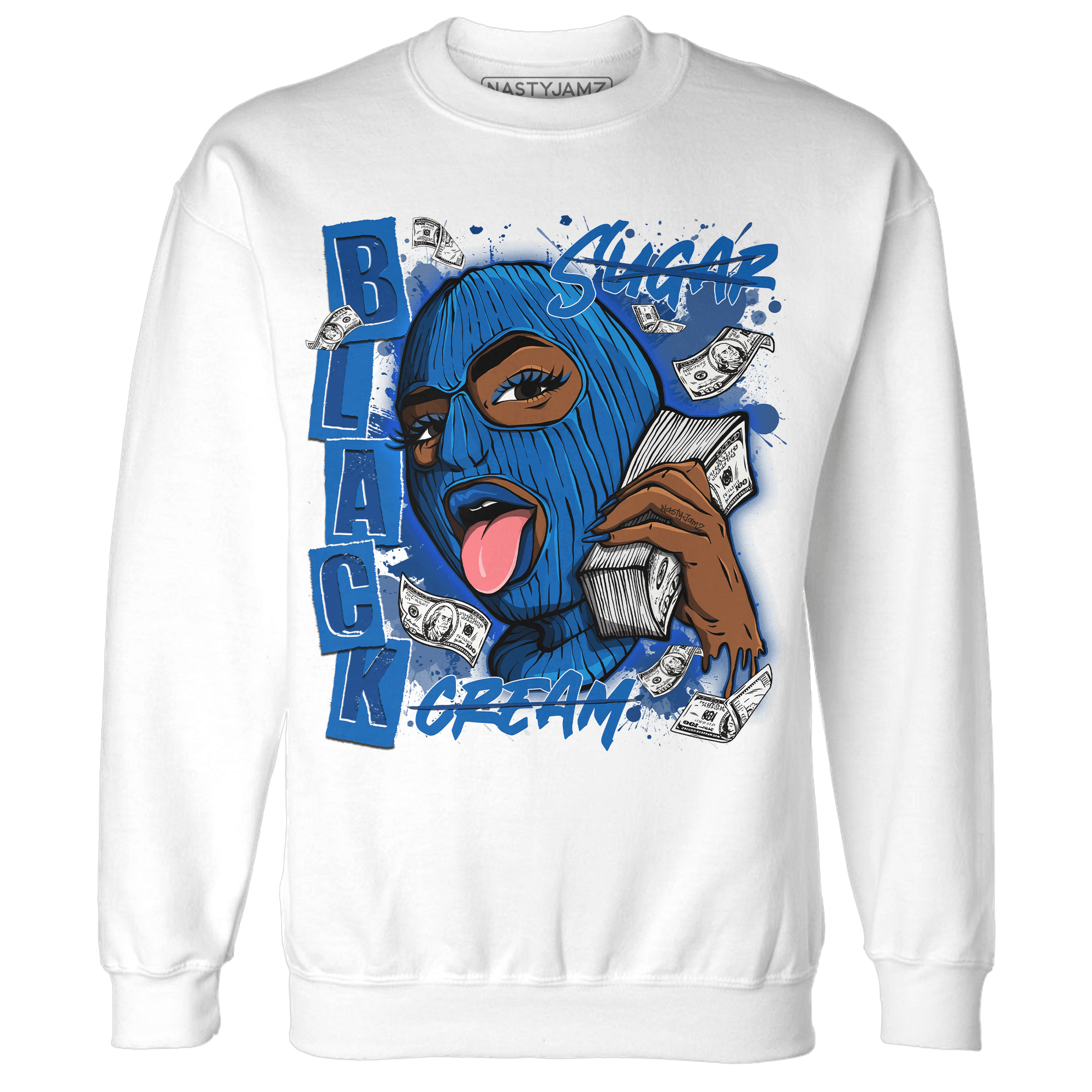 Royal Reimagined 1s Sweatshirt Match No Sugar No Cream - NastyJamz