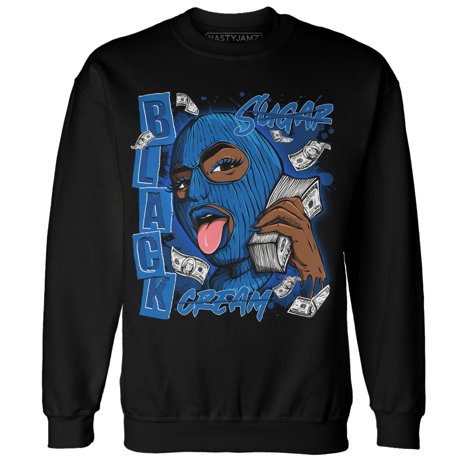 Royal Reimagined 1s Sweatshirt Match No Sugar No Cream - NastyJamz