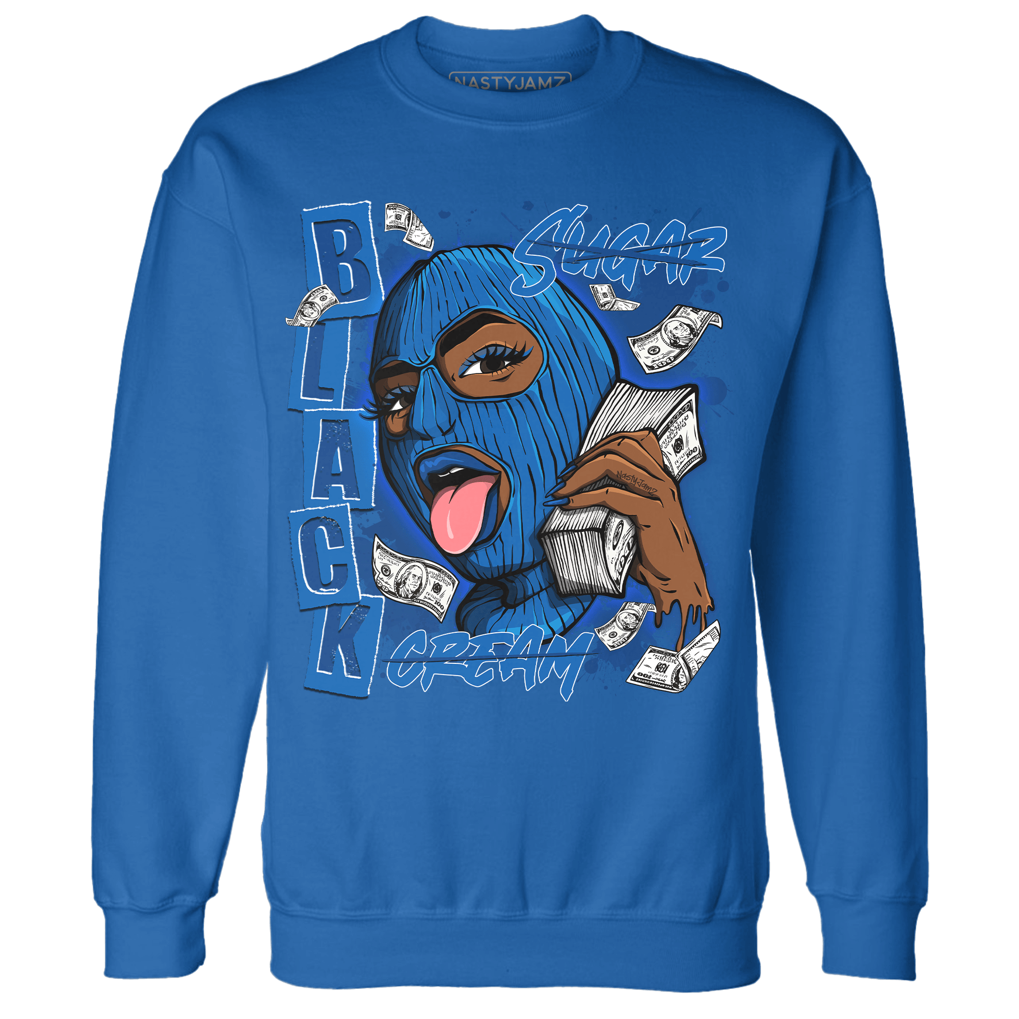 Royal Reimagined 1s Sweatshirt Match No Sugar No Cream - NastyJamz