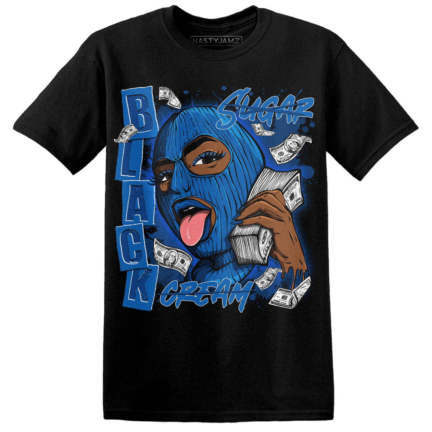 Royal Reimagined 1s T Shirt Match No Sugar No Cream - NastyJamz