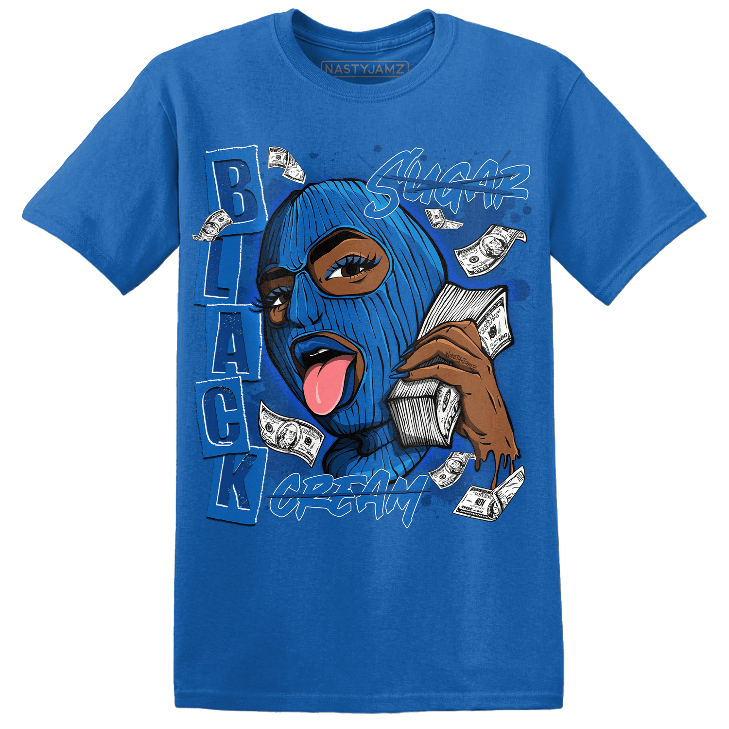 Royal Reimagined 1s T Shirt Match No Sugar No Cream - NastyJamz