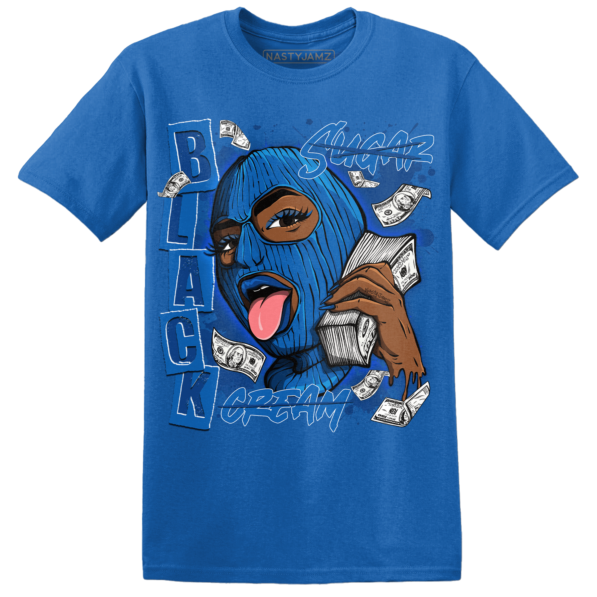 Royal Reimagined 1s T Shirt Match No Sugar No Cream - NastyJamz