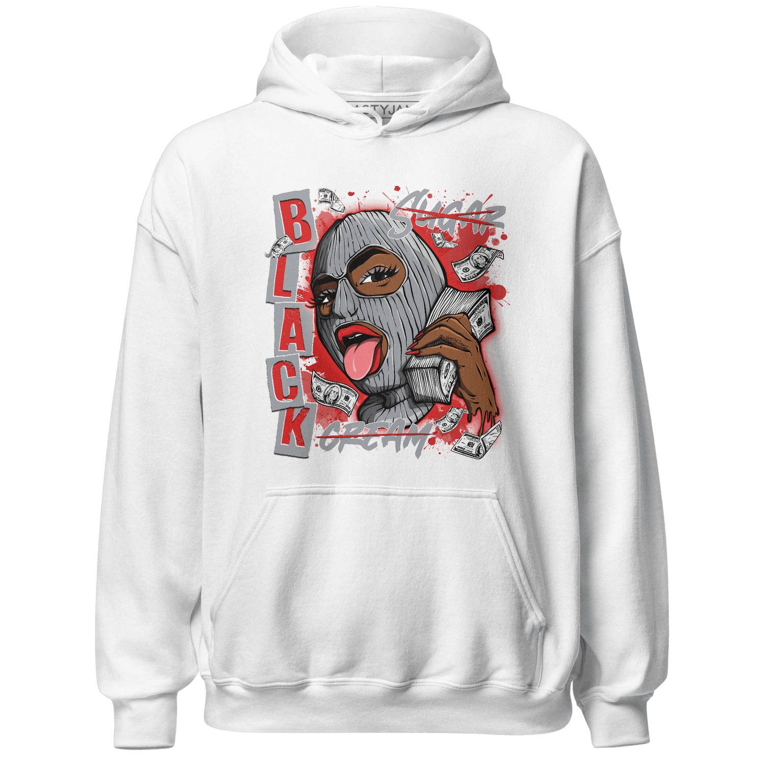 Bred Reimagined 4s Hoodie Match No Sugar No Cream - NastyJamz