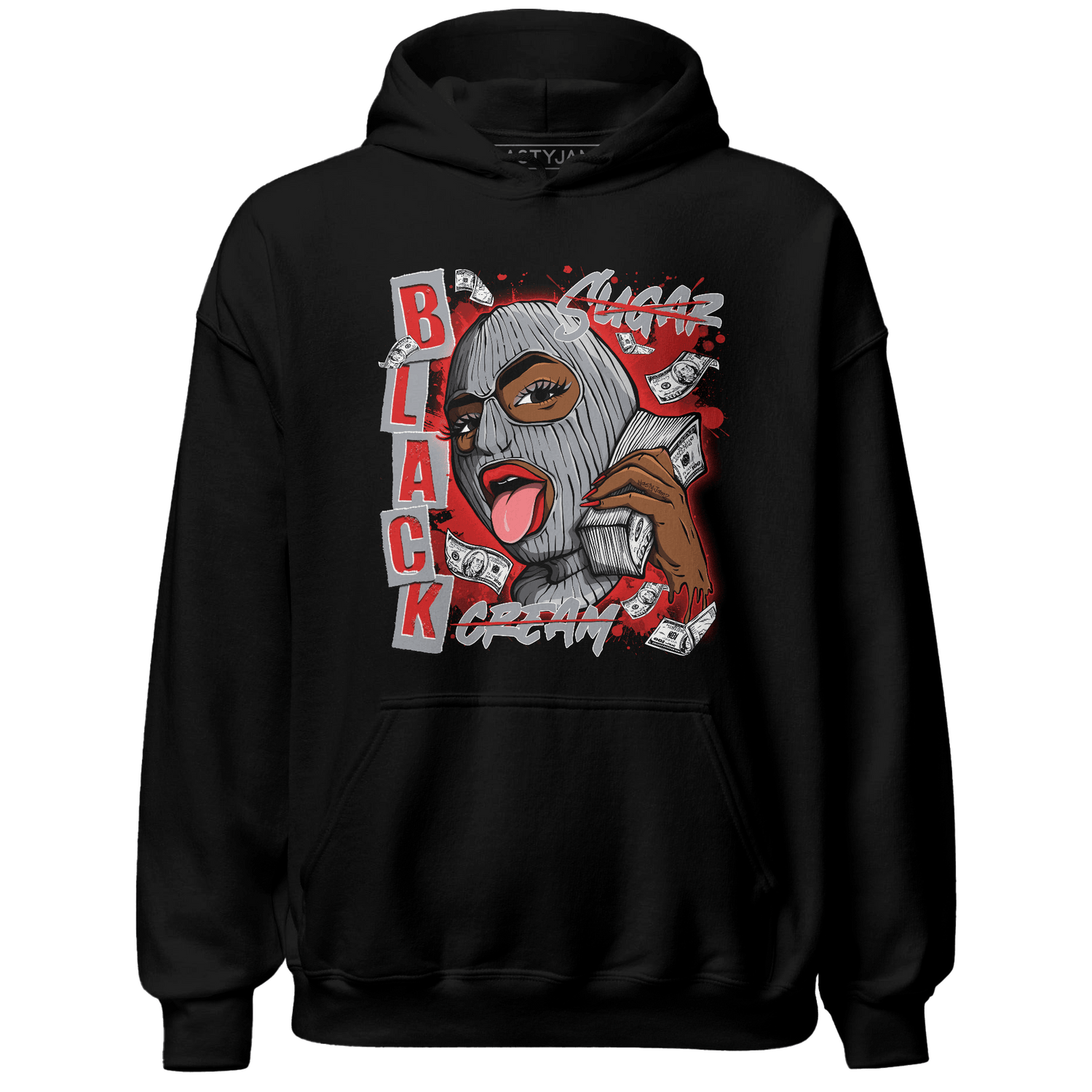 Bred Reimagined 4s Hoodie Match No Sugar No Cream - NastyJamz