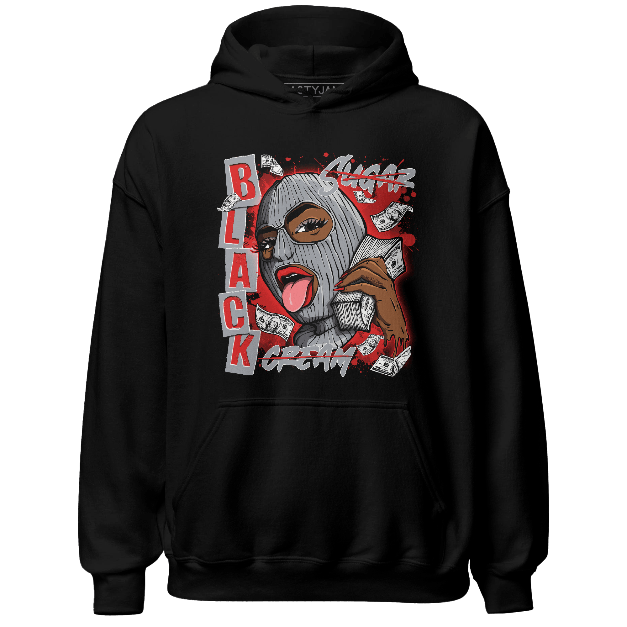 Bred Reimagined 4s Hoodie Match No Sugar No Cream - NastyJamz