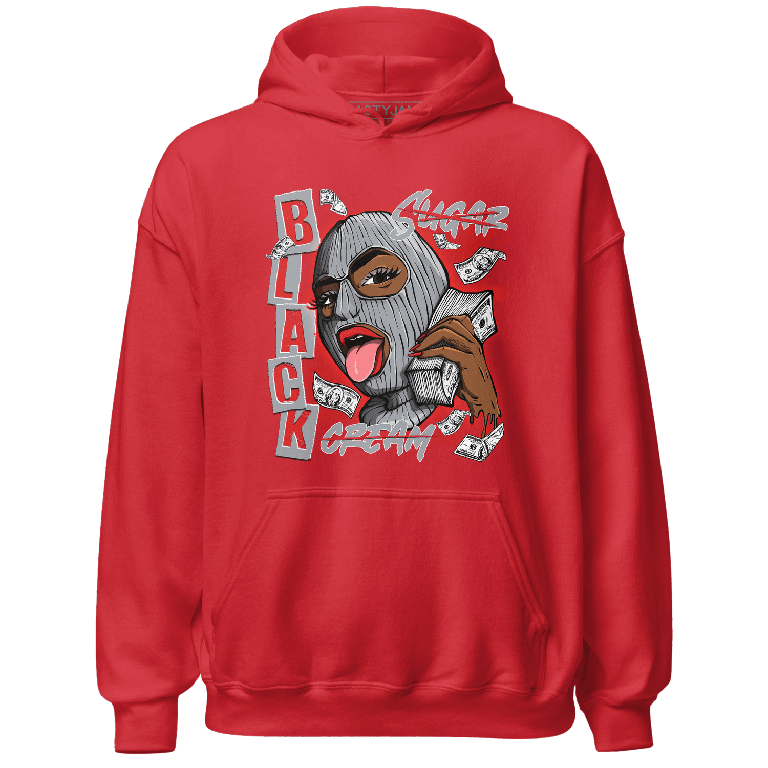 Bred Reimagined 4s Hoodie Match No Sugar No Cream - NastyJamz