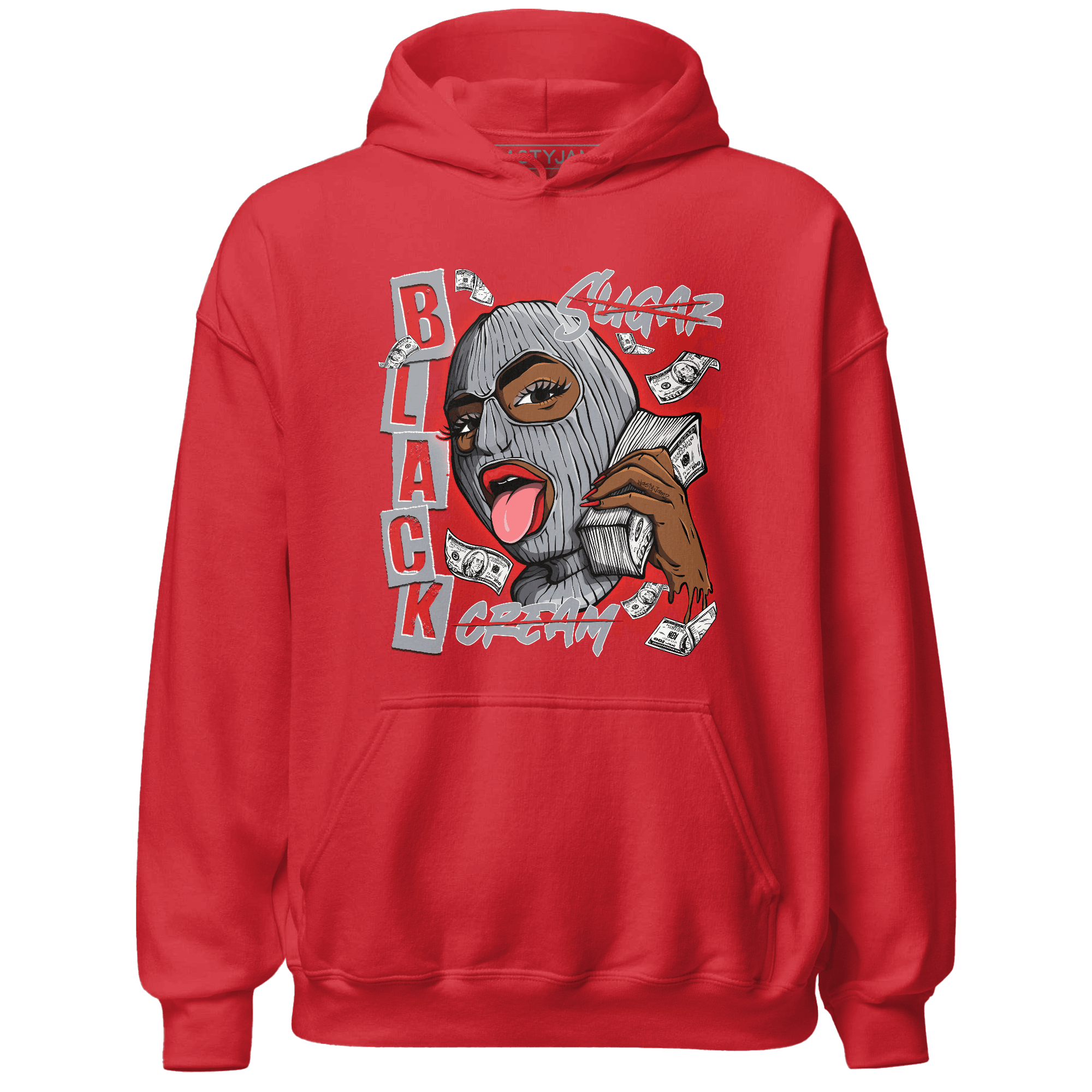 Bred Reimagined 4s Hoodie Match No Sugar No Cream - NastyJamz