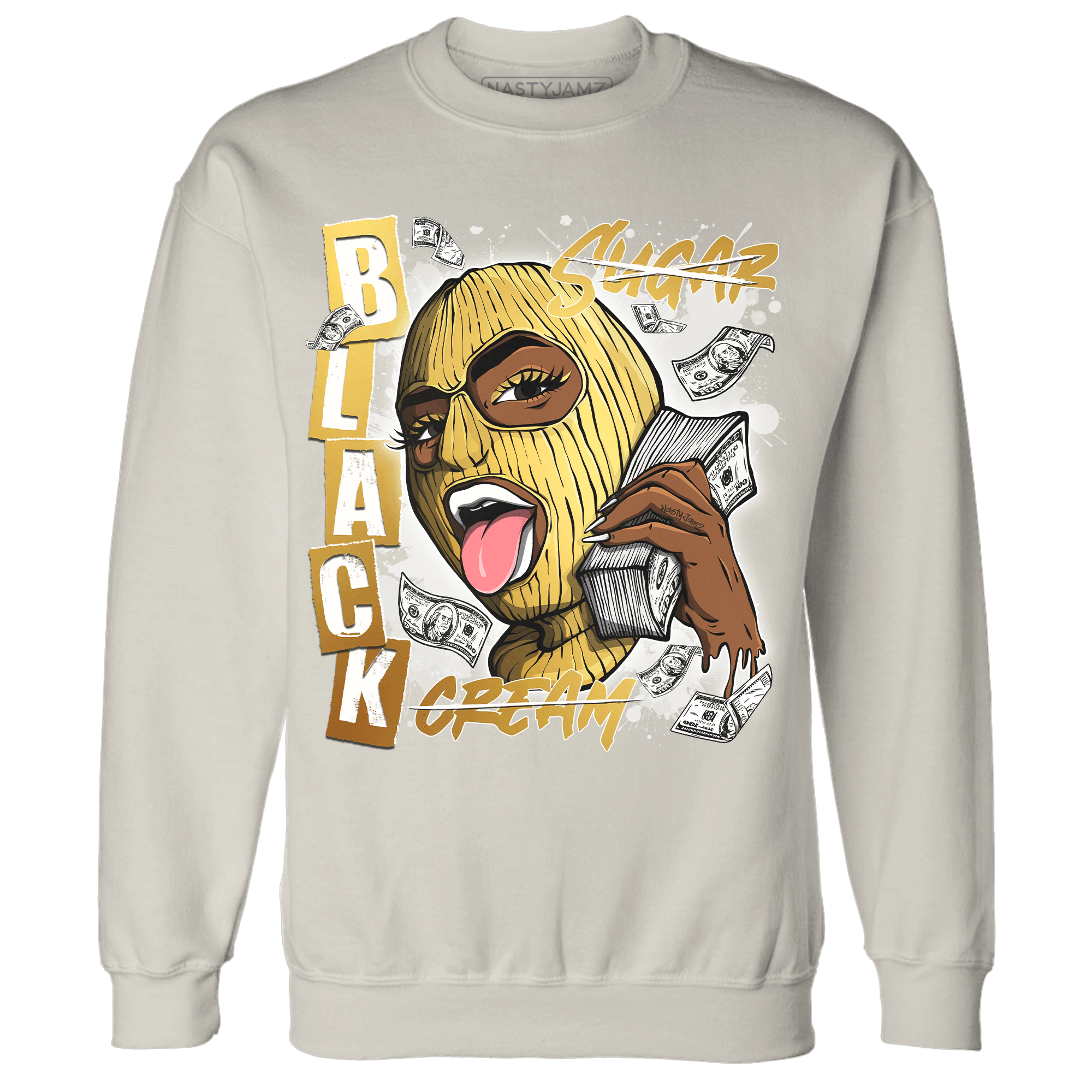 Sail 4s Sweatshirt Match No Sugar No Cream - NastyJamz