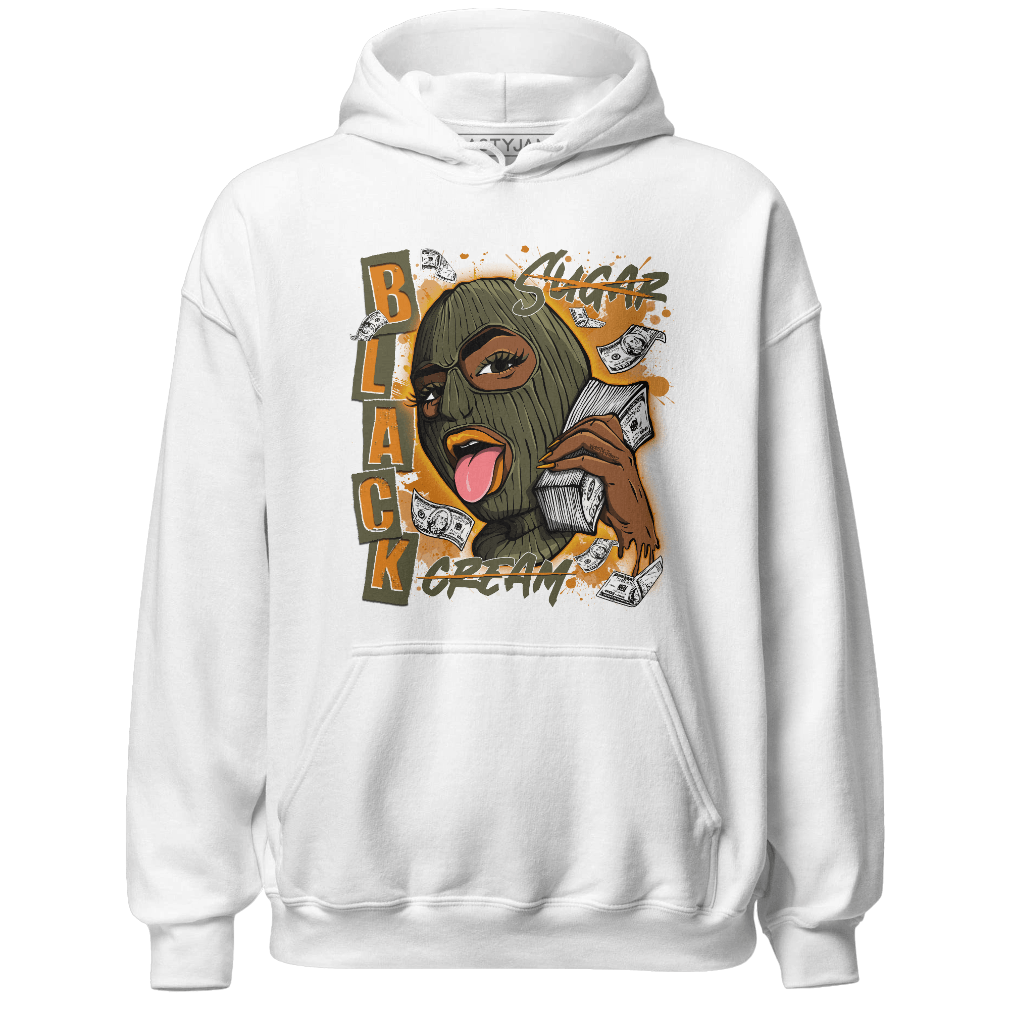 Olive 5s Hoodie Match No Sugar No Cream - NastyJamz