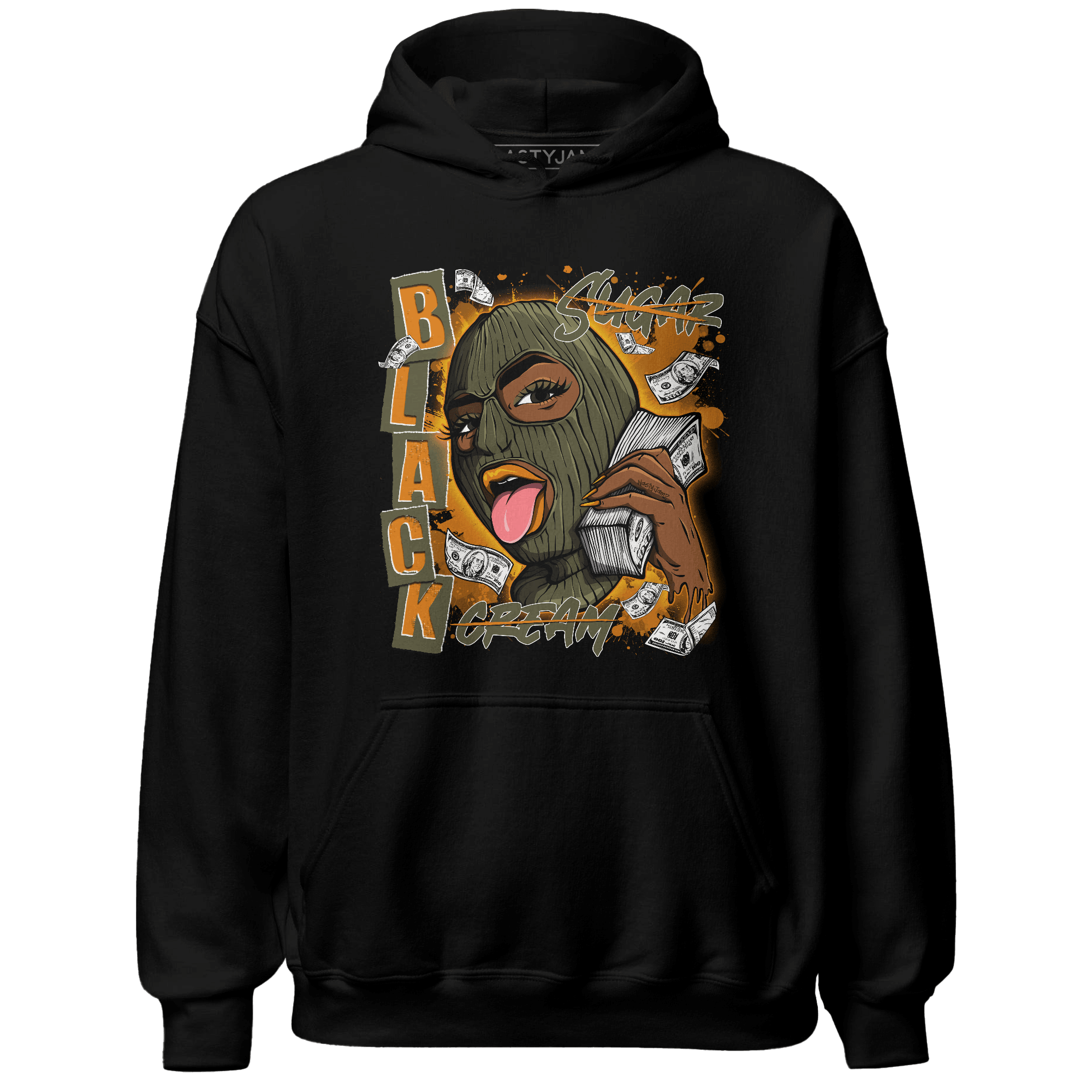 Olive 5s Hoodie Match No Sugar No Cream - NastyJamz