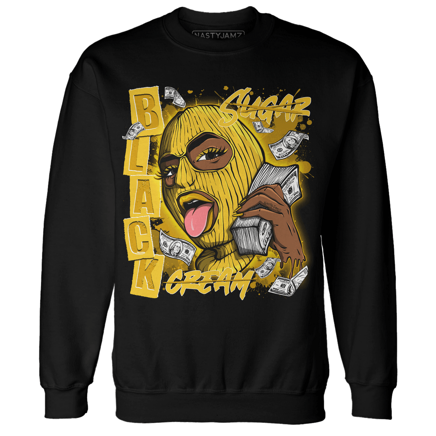 Yellow Ochre 6s Sweatshirt Match No Sugar No Cream - NastyJamz