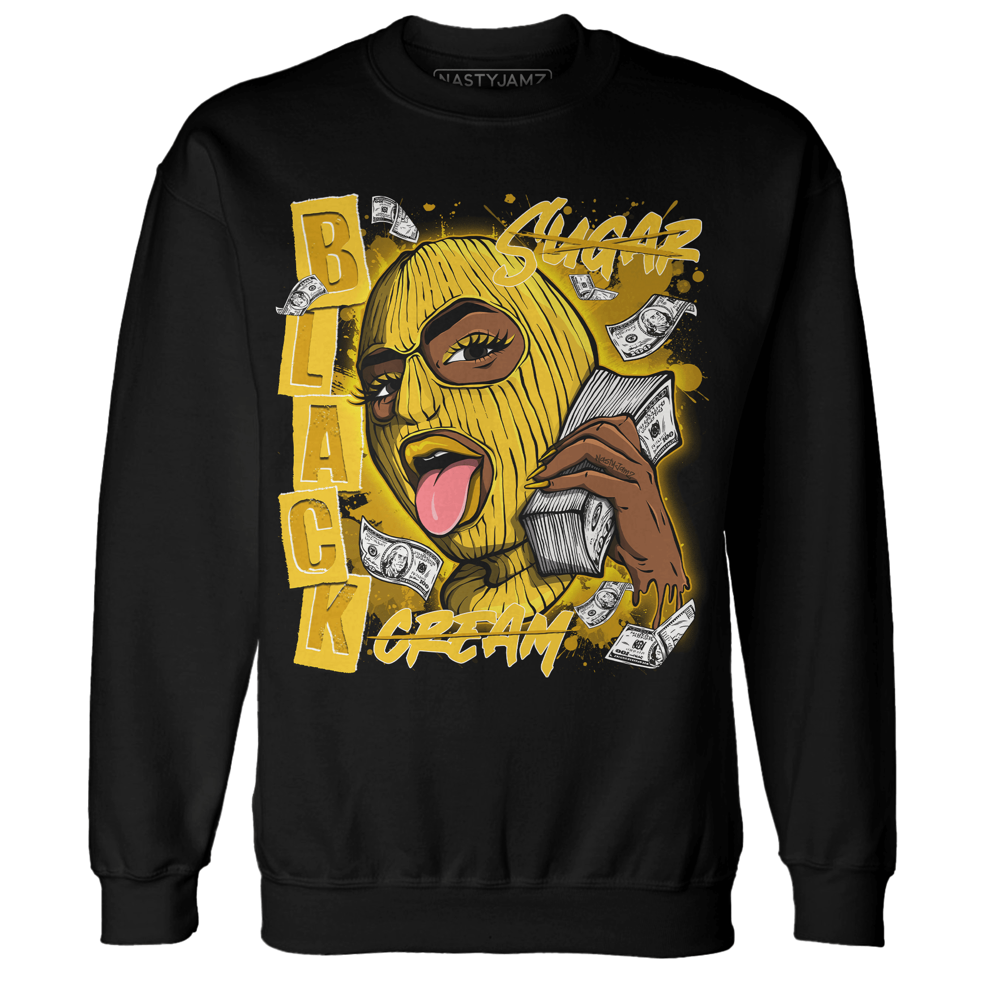 Yellow Ochre 6s Sweatshirt Match No Sugar No Cream - NastyJamz