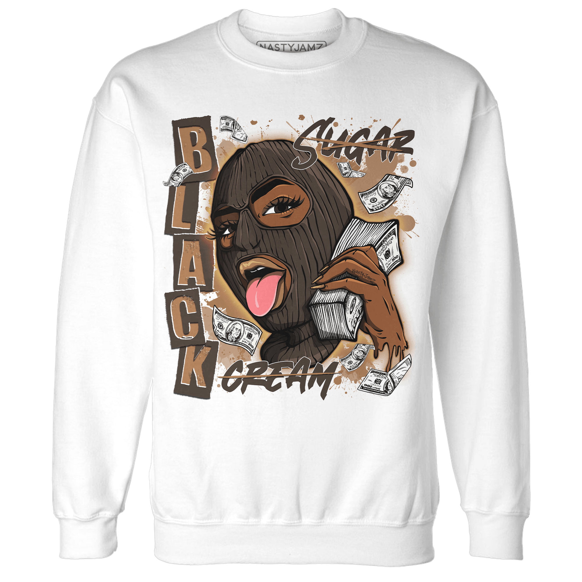 Jumpman Jack Sweatshirt Match No Sugar No Cream - NastyJamz