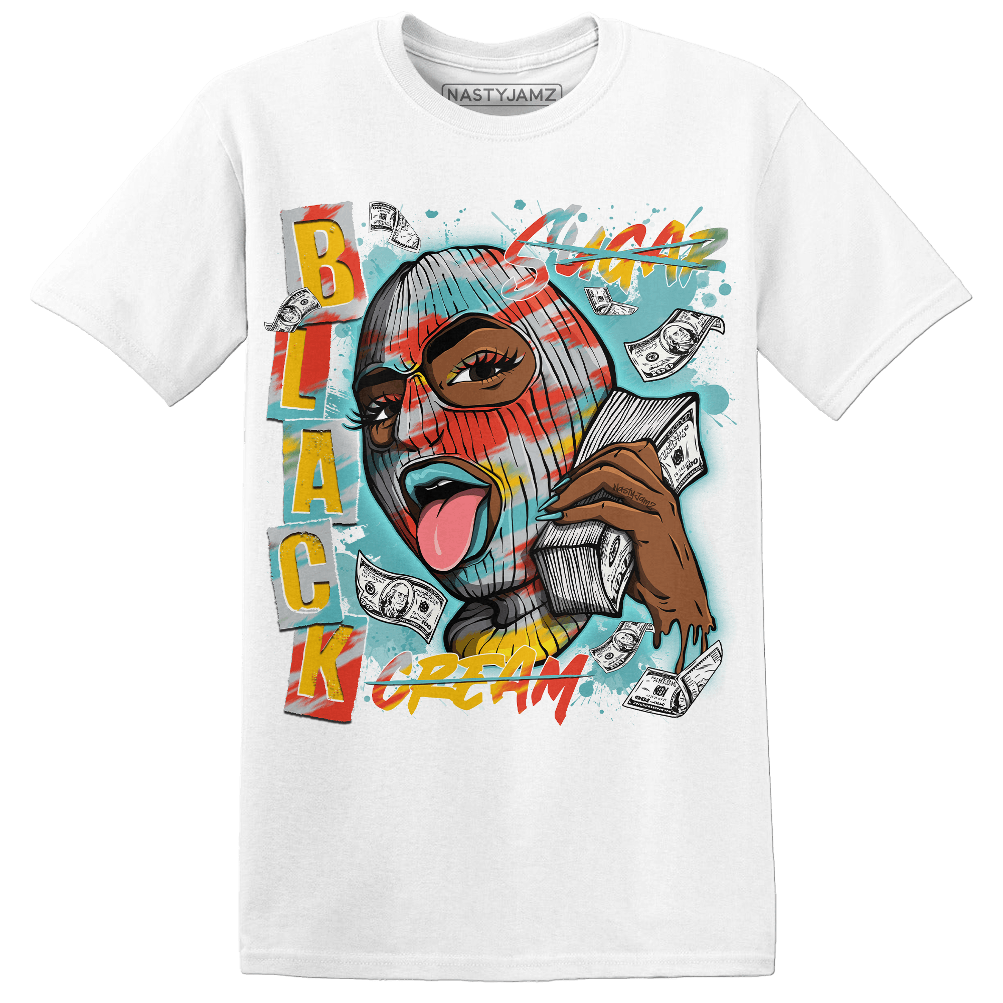 KB 8 Protro Venice Beach T Shirt Match No Sugar No Cream - NastyJamz