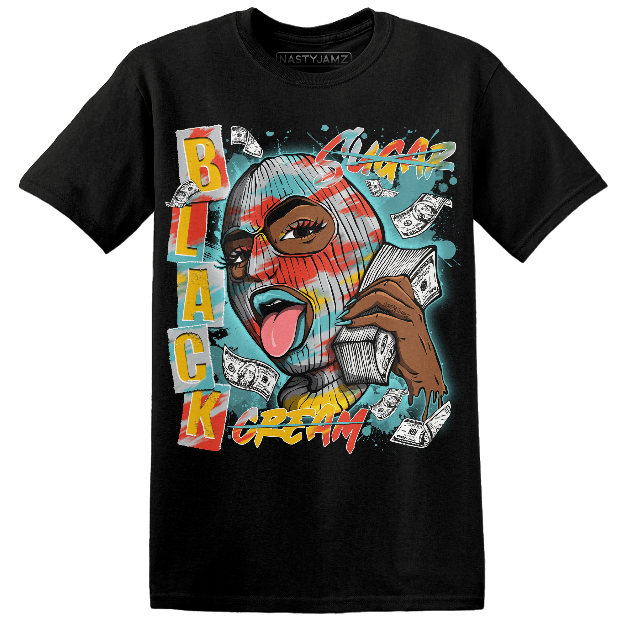 KB 8 Protro Venice Beach T Shirt Match No Sugar No Cream - NastyJamz