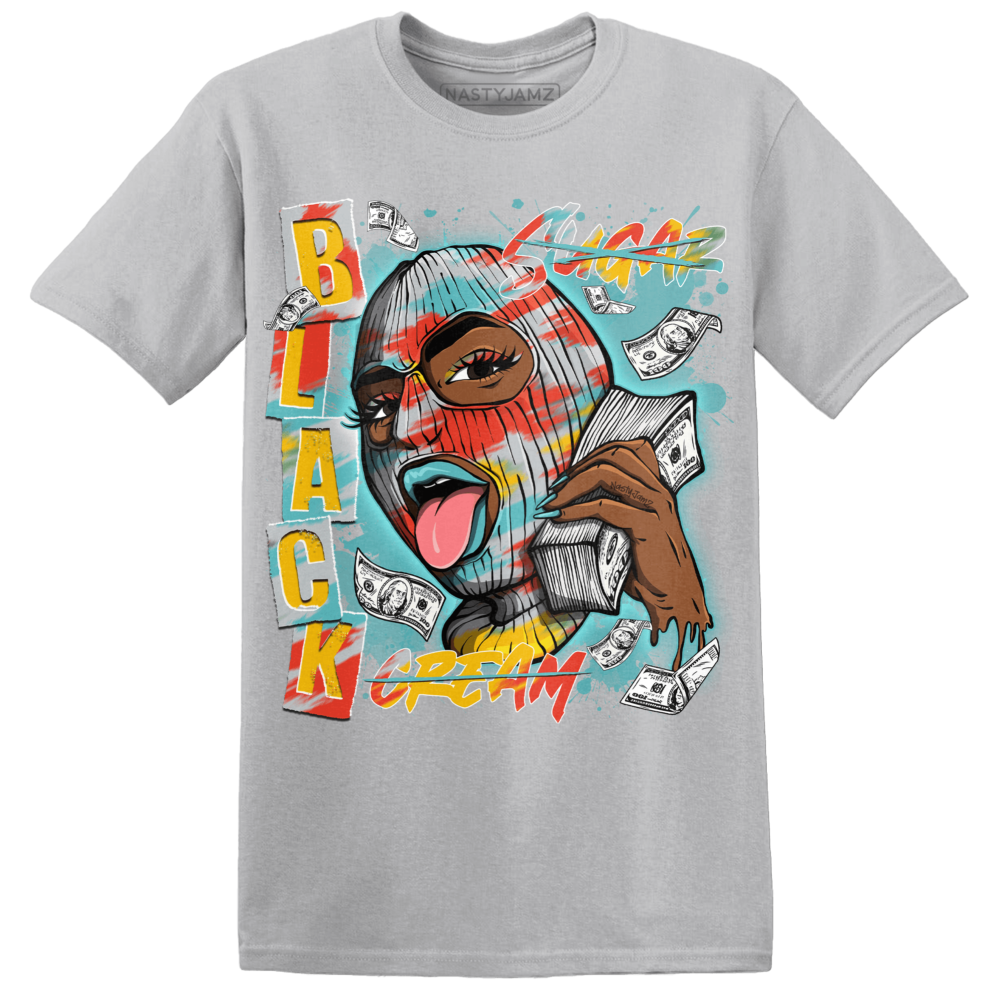 KB 8 Protro Venice Beach T Shirt Match No Sugar No Cream - NastyJamz