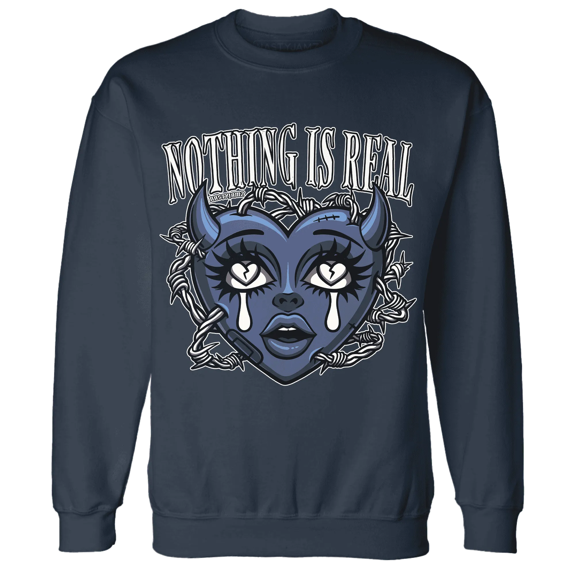 Low-Diffused-Blue-11s-Sweatshirt-Match-Nothing-Is-Real