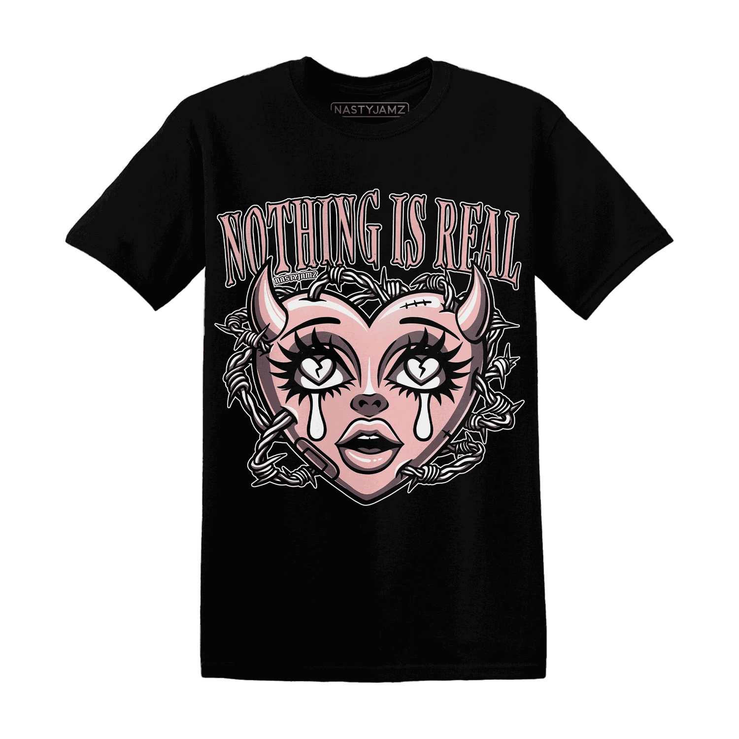 Low-Legend-Pink-11s-T-Shirt-Match-Nothing-Is-Real