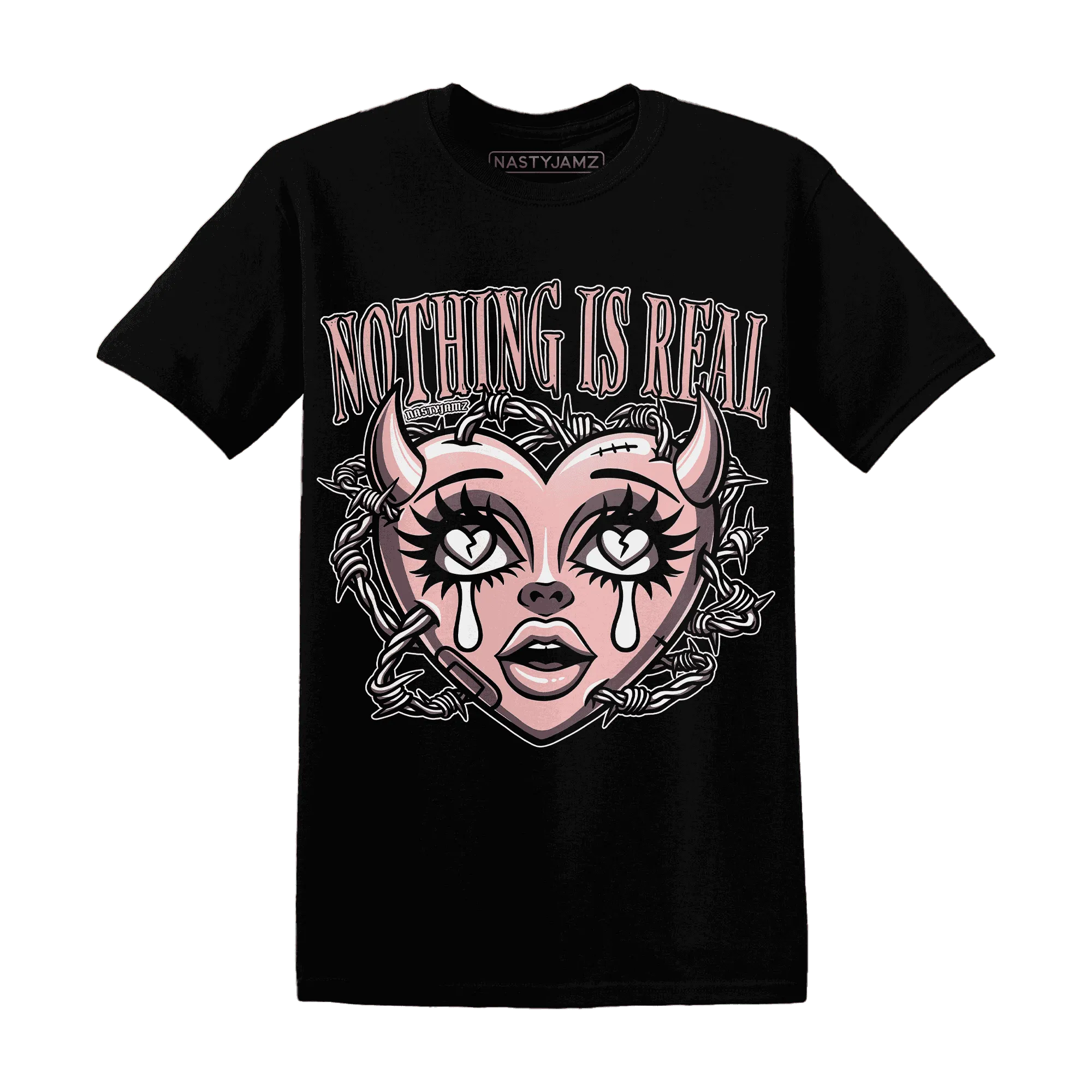Low-Legend-Pink-11s-T-Shirt-Match-Nothing-Is-Real