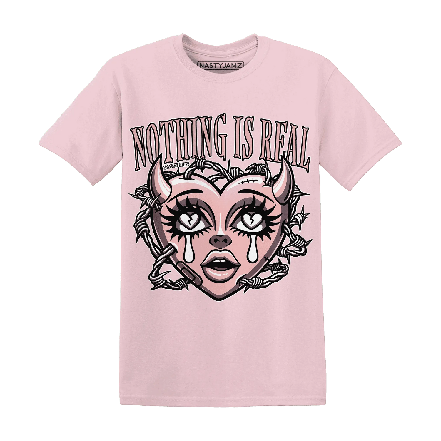 Low-Legend-Pink-11s-T-Shirt-Match-Nothing-Is-Real