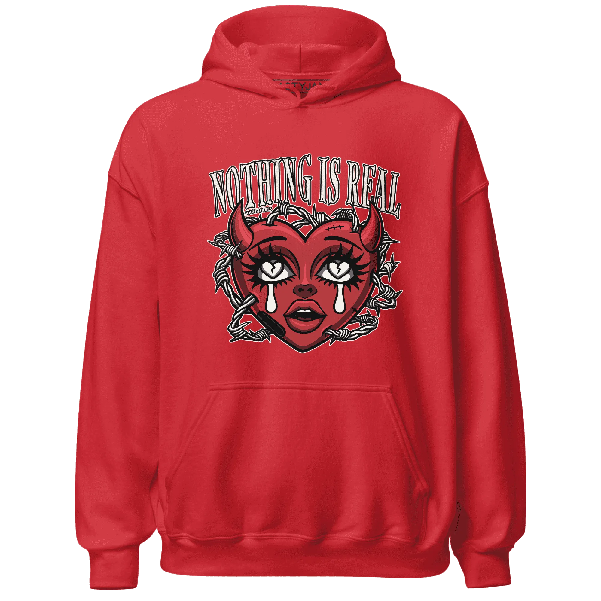 Black-Toe-Reimagined-Red-White-1s-Hoodie-Match-Nothing-Is-Real