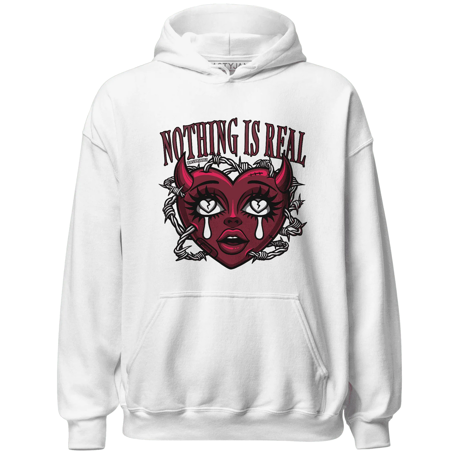 High-White-Team-Red-1s-Hoodie-Match-Nothing-Is-Real
