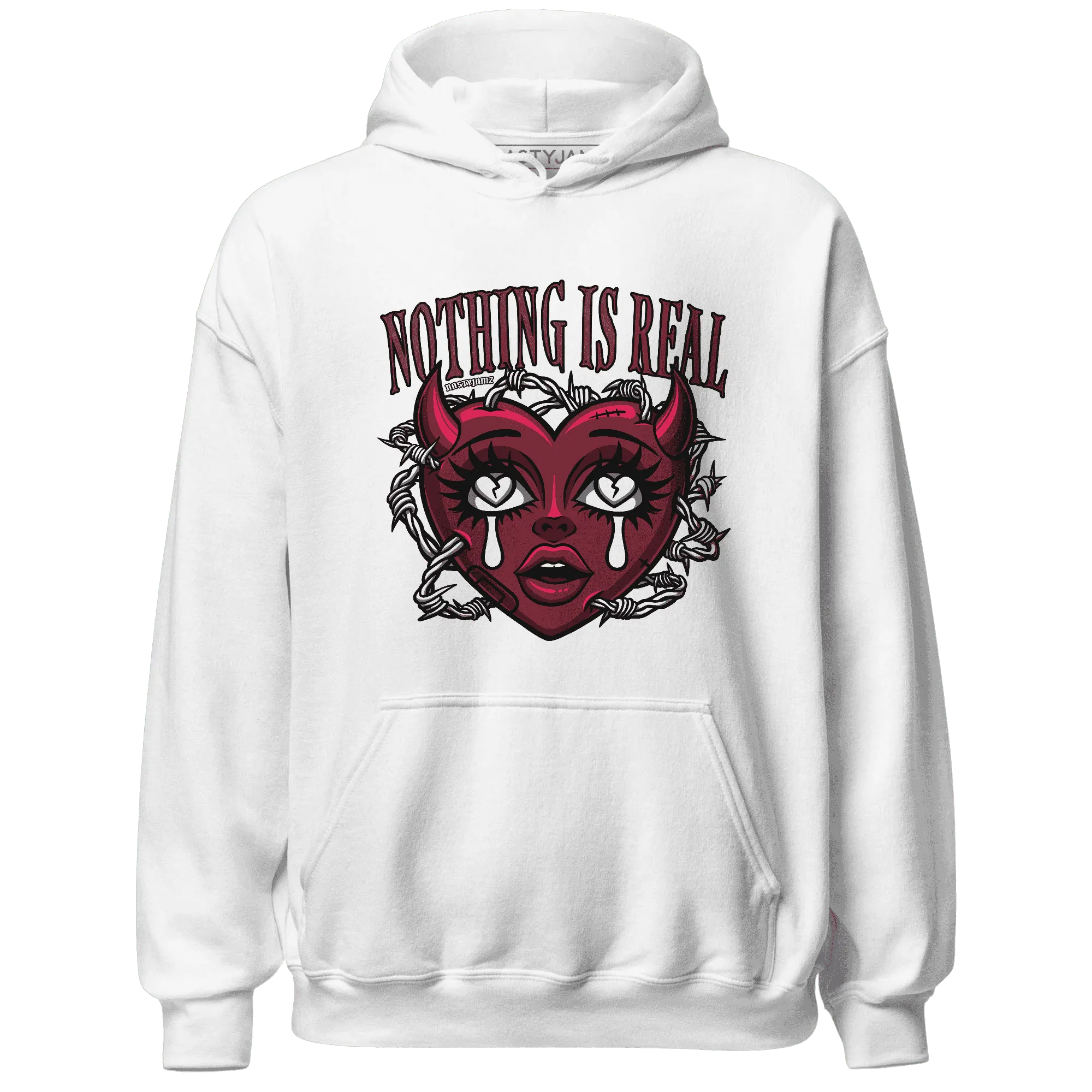 High-White-Team-Red-1s-Hoodie-Match-Nothing-Is-Real