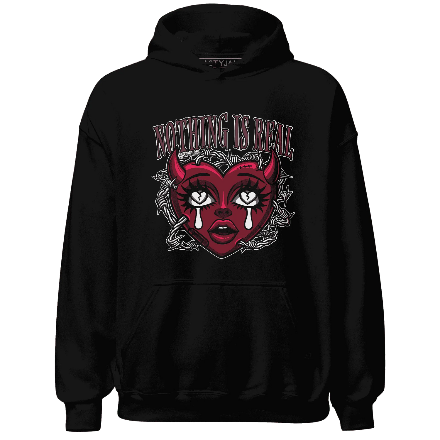 High-White-Team-Red-1s-Hoodie-Match-Nothing-Is-Real