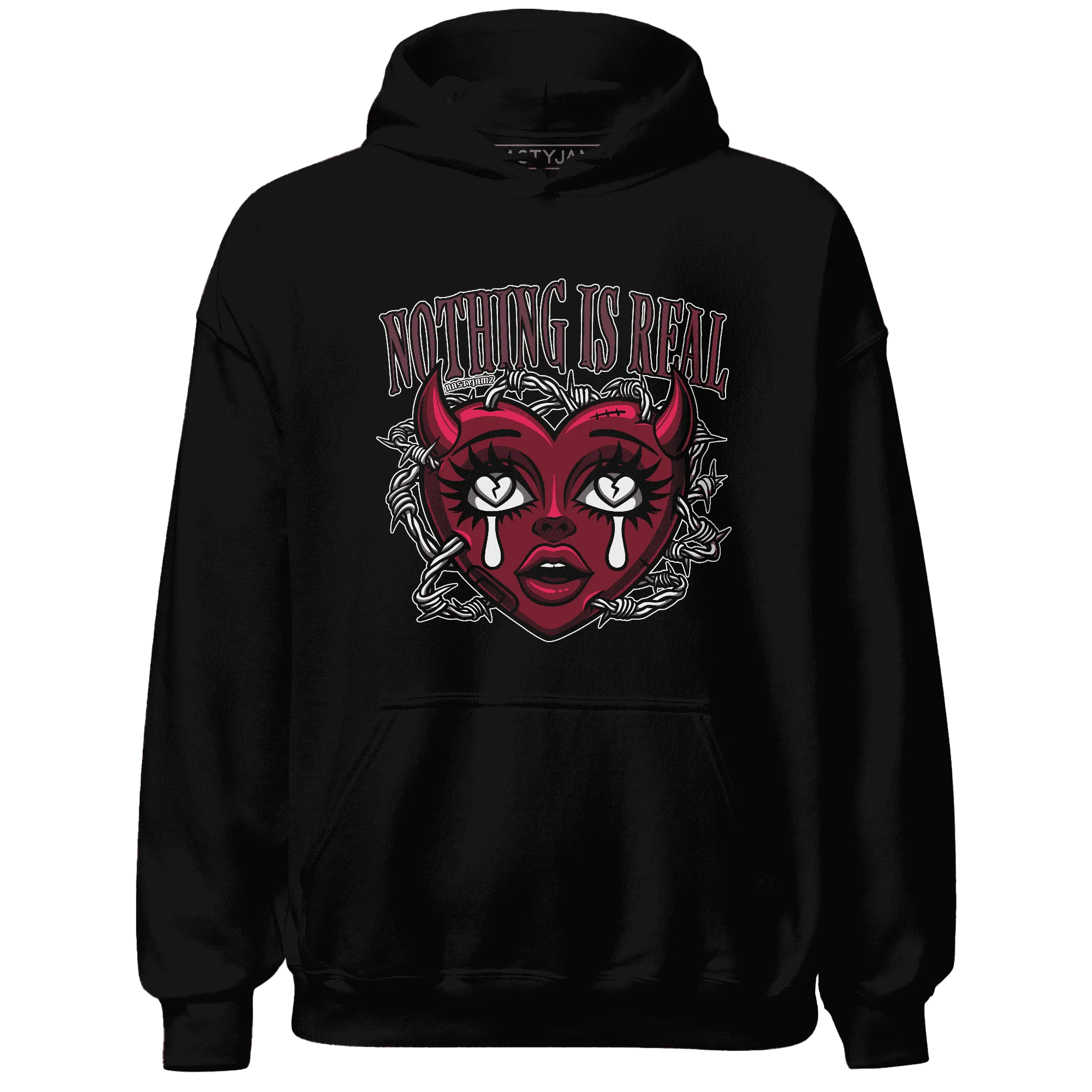 High-White-Team-Red-1s-Hoodie-Match-Nothing-Is-Real