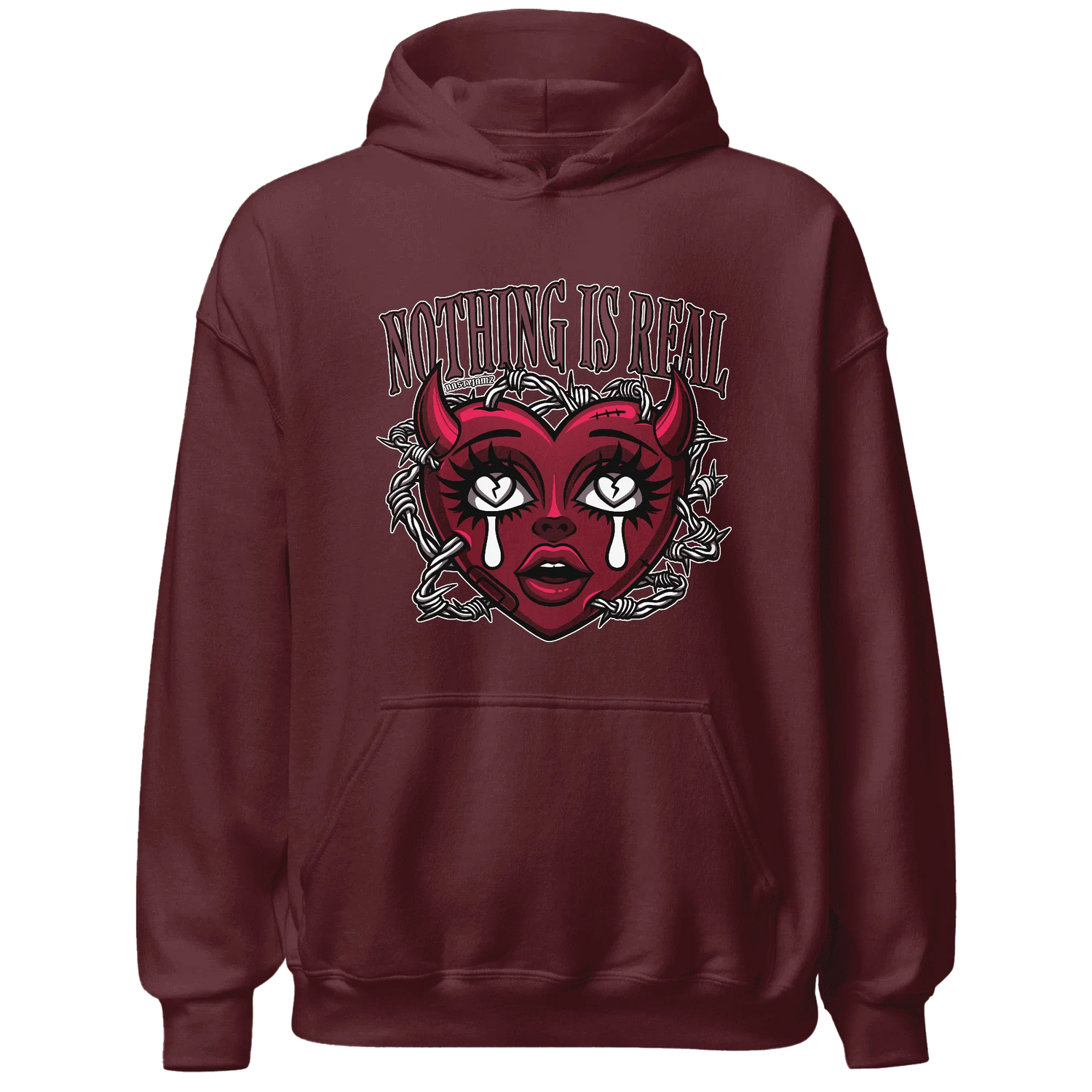 High-White-Team-Red-1s-Hoodie-Match-Nothing-Is-Real