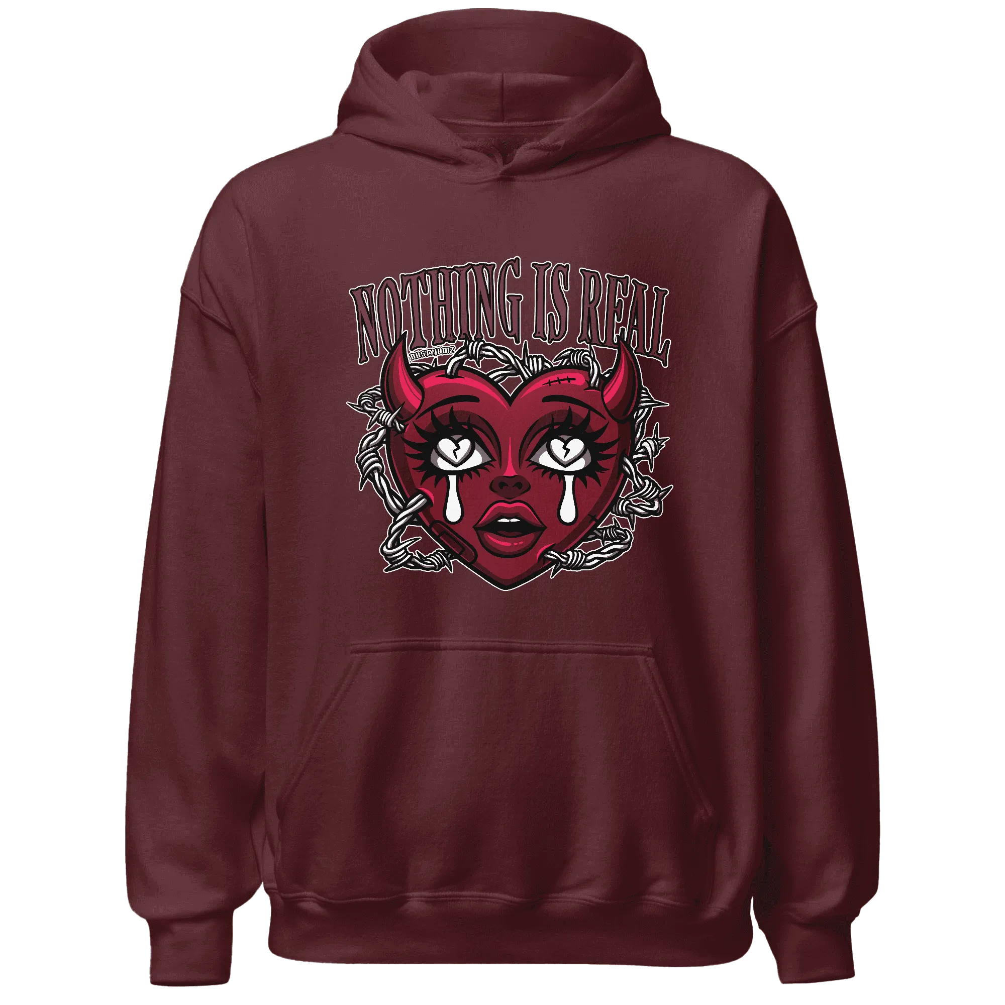 High-White-Team-Red-1s-Hoodie-Match-Nothing-Is-Real